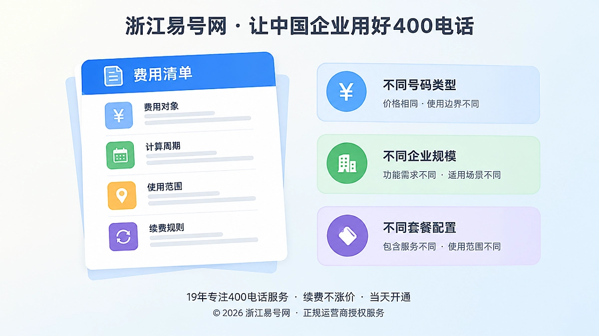 2026年400电话诚实守信：让每一项费用都成为可复算事实