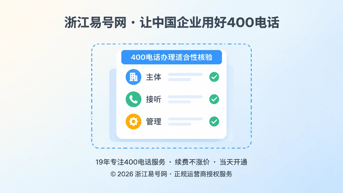 2026年400电话诚实守信：先说不适合，再谈长期信任